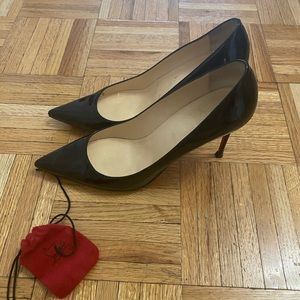 Christian louboutin size 10 3 inch heels authentic